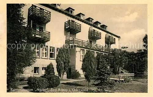 AK / Ansichtskarte Bad Koenig Odenwald Kursanatorium Kat. Bad Koenig