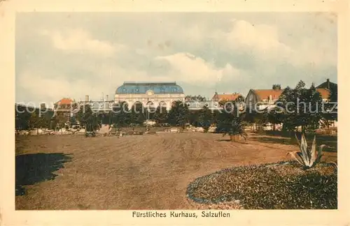 AK / Ansichtskarte Salzuflen Bad Fuerstliches Kurhaus Kat. Bad Salzuflen