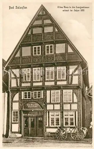 AK / Ansichtskarte Salzuflen Bad Altes Haus Langestrasse erbaut 1621 Kat. Bad Salzuflen