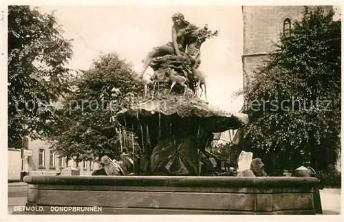 AK / Ansichtskarte Detmold Donopbrunnen Kat. Detmold