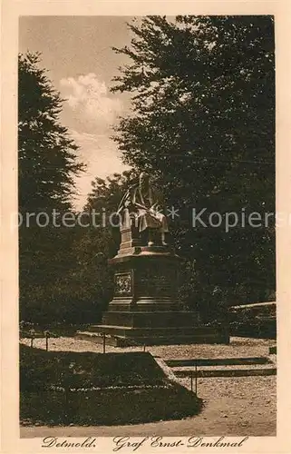 AK / Ansichtskarte Detmold Graf Ernst Denkmal Kat. Detmold