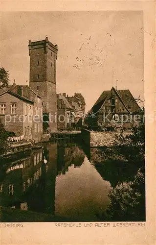 AK / Ansichtskarte Lueneburg Ratsmuehle Alter Wasserturm Kat. Lueneburg