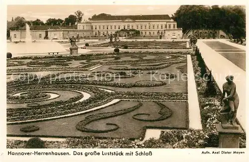AK / Ansichtskarte Herrenhausen Hannover Grosses Luststueck Schloss Kat. Hannover
