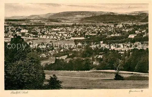 AK / Ansichtskarte Saalfeld Saale Panorama Kat. Saalfeld