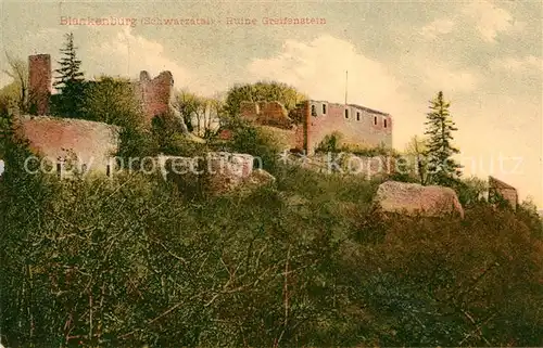 AK / Ansichtskarte Blankenburg Bad Ruine Greifenstein Kat. Bad Blankenburg