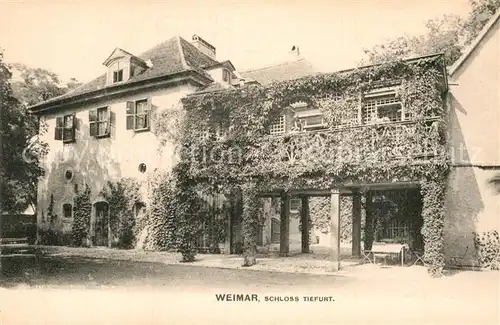 AK / Ansichtskarte Weimar Thueringen Schloss Tiefurt Kat. Weimar