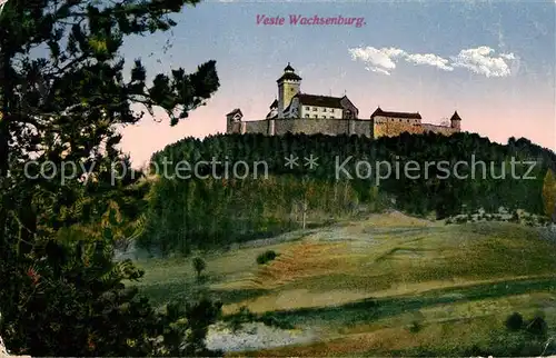 AK / Ansichtskarte Veste Wachsenburg Panorama Kat. Wachsenburggemeinde