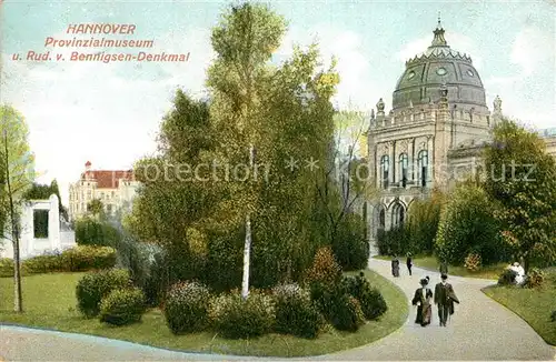 AK / Ansichtskarte Hannover Provinzialmuseum Rudolf von Bennigsen Denkmal Kat. Hannover