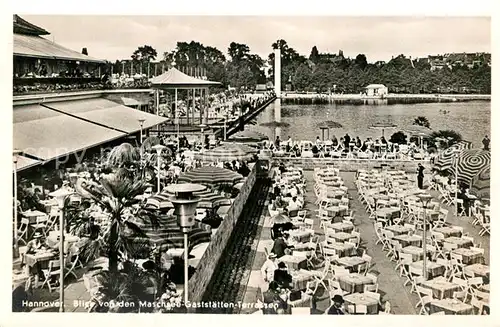 AK / Ansichtskarte Hannover Maschsee Gaststaetten Terrassen Kat. Hannover