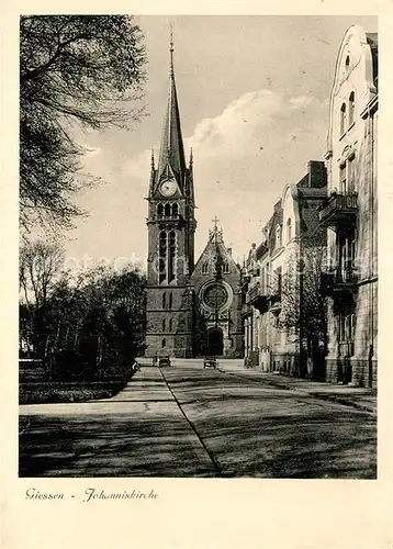 AK / Ansichtskarte Giessen Lahn Johanniskirche Kat. Giessen