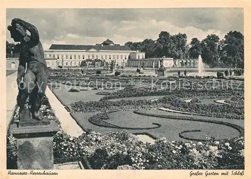 AK / Ansichtskarte Herrenhausen Hannover Grosser Garten Schloss Kat. Hannover