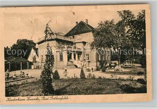 AK / Ansichtskarte Bad Rothenfelde Kinderheim Hunecke Kat. Bad Rothenfelde