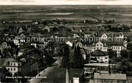 AK / Ansichtskarte Riesa Sachsen Panorama Kat. Riesa