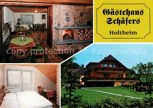 AK / Ansichtskarte Holtheim Gaestehaus Schaefers Kat. Lichtenau