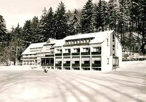 AK / Ansichtskarte Bad Lauterberg Kneipp Kurhotel Sankt Hubertusklause Winter Kat. Bad Lauterberg im Harz