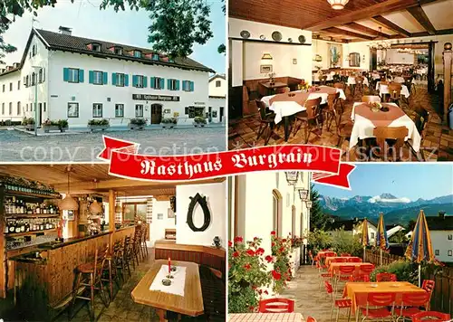 AK / Ansichtskarte Burgrain Garmisch Partenkirchen Rasthaus Kat. Garmisch Partenkirchen