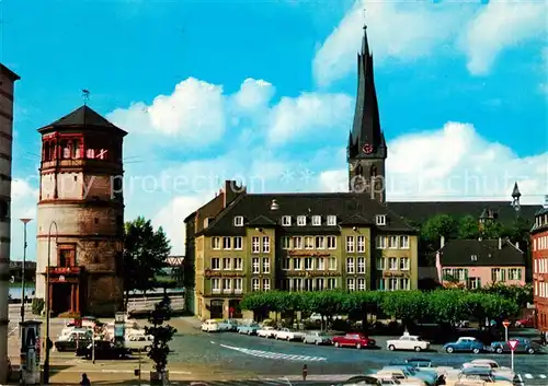 AK / Ansichtskarte Duesseldorf Burgplatz Turm Kirchturm Kat. Duesseldorf