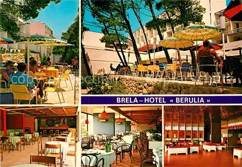 AK / Ansichtskarte Brela Hotel Berulia Restaurant Terrasse Kat. Kroatien