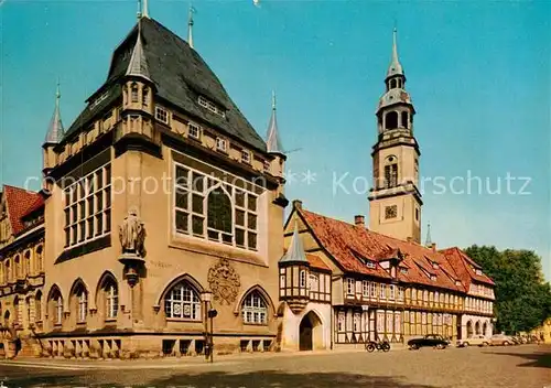 AK / Ansichtskarte Celle Niedersachsen Bomann Museum und Stadtkirche Kat. Celle