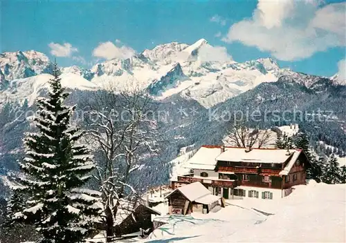 AK / Ansichtskarte Eckbauer Alm mit Hochwanner Hochblassen Alpspitze