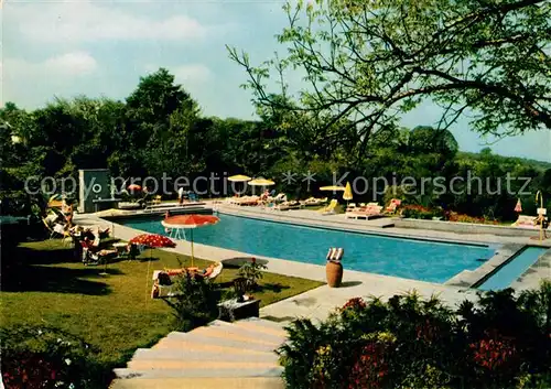 AK / Ansichtskarte Badenweiler Thermalschwimmbad Garten Hotel Roemerbad Kat. Badenweiler