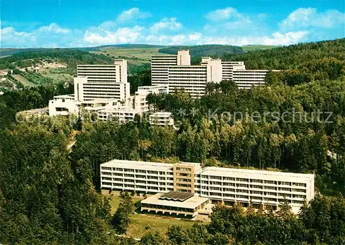 AK / Ansichtskarte Bad Neustadt Rhoen Klinikum und Franken Sanatorium Fliegeraufnahme Kat. Bad Neustadt a.d.Saale