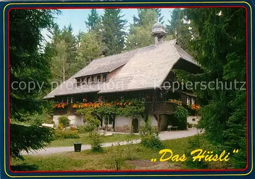 AK / Ansichtskarte Grafenhausen Schwarzwald Heimatmuseum Das Huesli Kat. Grafenhausen