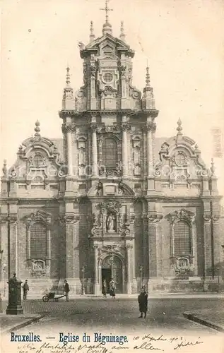 AK / Ansichtskarte Bruessel Bruxelles Kirche Beguinage Kat. 