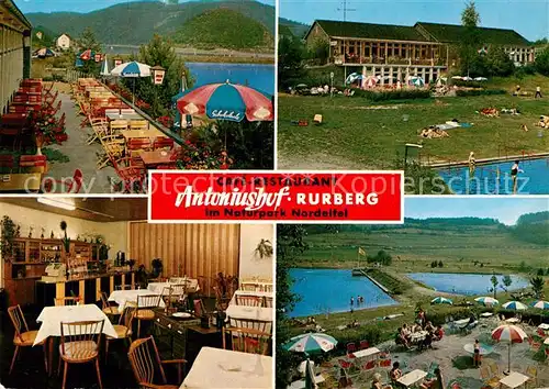 AK / Ansichtskarte Rurberg Cafe Restaurant Antoniushof Kat. Simmerath