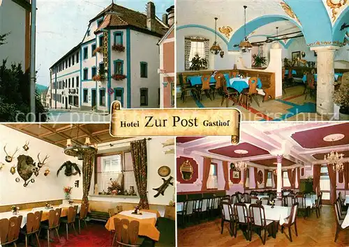 AK / Ansichtskarte Velburg Hotel Gasthof Zur Post Kat. Velburg