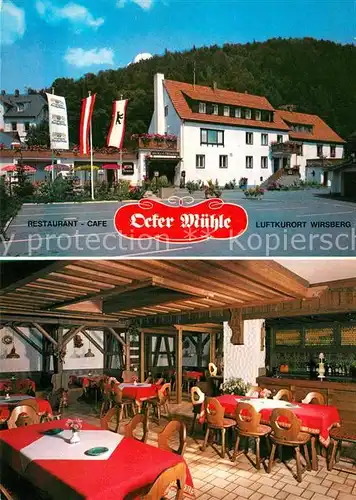 AK / Ansichtskarte Wirsberg Restaurant Cafe Ocker Muehle Kat. Wirsberg
