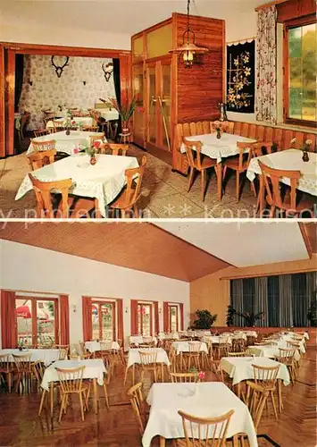 AK / Ansichtskarte Lettgenbrunn Restaurant Cafe Pension Sudetenhof Kat. Jossgrund