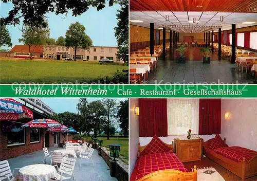 AK / Ansichtskarte Westerstede Waldhotel Wittenheim Cafe Restaurant Kat. Westerstede