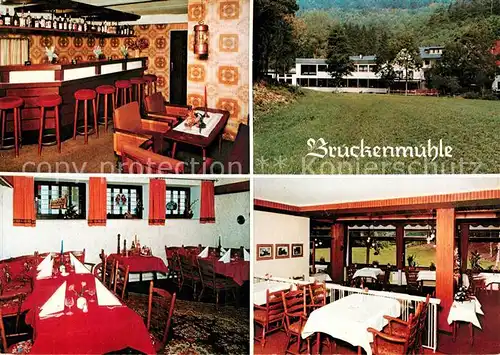AK / Ansichtskarte Kollig Hotel Restaurant Brueckenmuehle Kat. Kollig