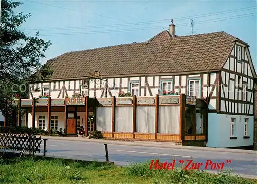 AK / Ansichtskarte Rossbach Wied Hotel Restaurant Zur Post Kat. Rossbach