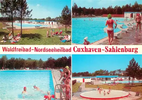 AK / Ansichtskarte Sahlenburg Waldfreibad Nordseeheilbad Kat. Cuxhaven