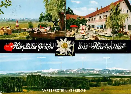 AK / Ansichtskarte Hartenthal Wettersteingebirge Panorama Kat. Bad Woerishofen