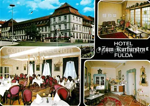 AK / Ansichtskarte Fulda Hotel Zum Kurfuersten Kat. Fulda