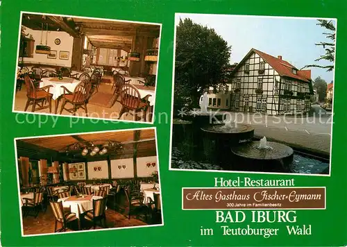 AK / Ansichtskarte Bad Iburg Hotel Restaurant Altes Gasthaus Fischer Eymann Kat. Bad Iburg