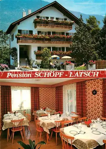 AK / Ansichtskarte Latsch Suedtirol Pension Schoepf 