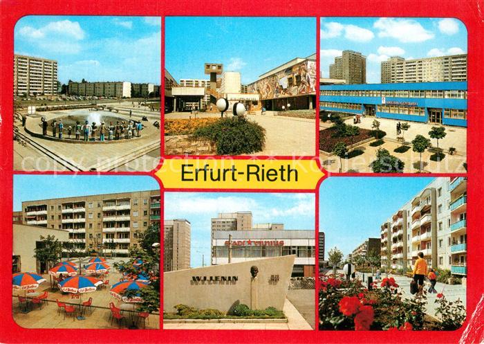AK / Ansichtskarte Rieth Erfurt Brunnen Cafe Berolina