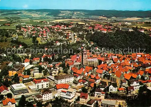 AK / Ansichtskarte Bad Wildungen Fliegeraufnahme mit Kirche Kat. Bad Wildungen