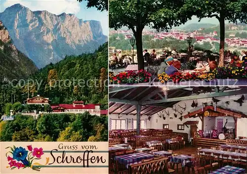 AK / Ansichtskarte Bad Reichenhall Berghof Schroffen mit Enzianbrennerei Kat. Bad Reichenhall
