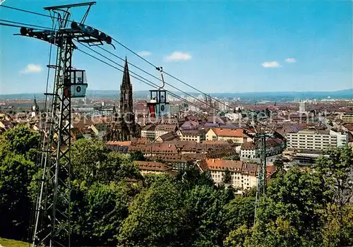 AK / Ansichtskarte Freiburg Breisgau Schlossbergbahn Kat. Freiburg im Breisgau