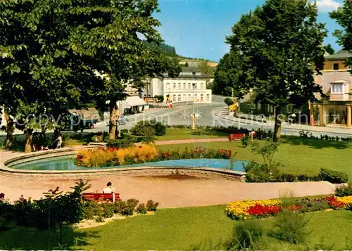 AK / Ansichtskarte Schmallenberg Parkanlage Hauptstrasse Kat. Schmallenberg