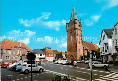 AK / Ansichtskarte Westerstede Markt Kirche Kat. Westerstede