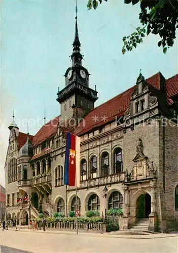 AK / Ansichtskarte Bueckeburg Rathaus Fahne Kat. Bueckeburg