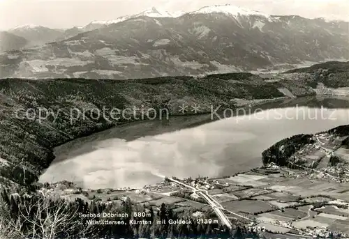 AK / Ansichtskarte Doebriach Millstaettersee Blick ueber den See Alpenpanorama