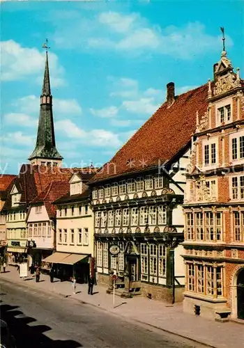 AK / Ansichtskarte Hameln Weser Osterstrasse mit Stiftsherrenhaus und Museum