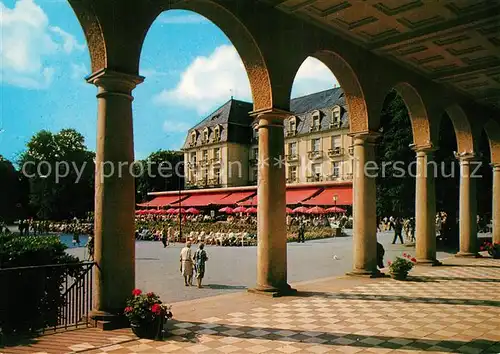 AK / Ansichtskarte Bad Pyrmont Arkaden Blick zum Kurhaus Kat. Bad Pyrmont